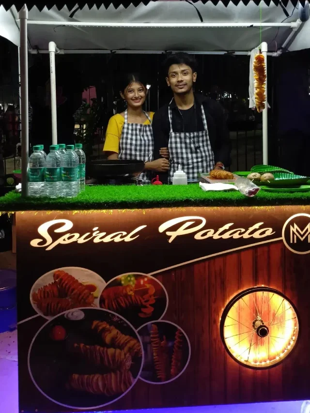 Spiral Potato and the Viral Couple: A New Sensation in Guwahati