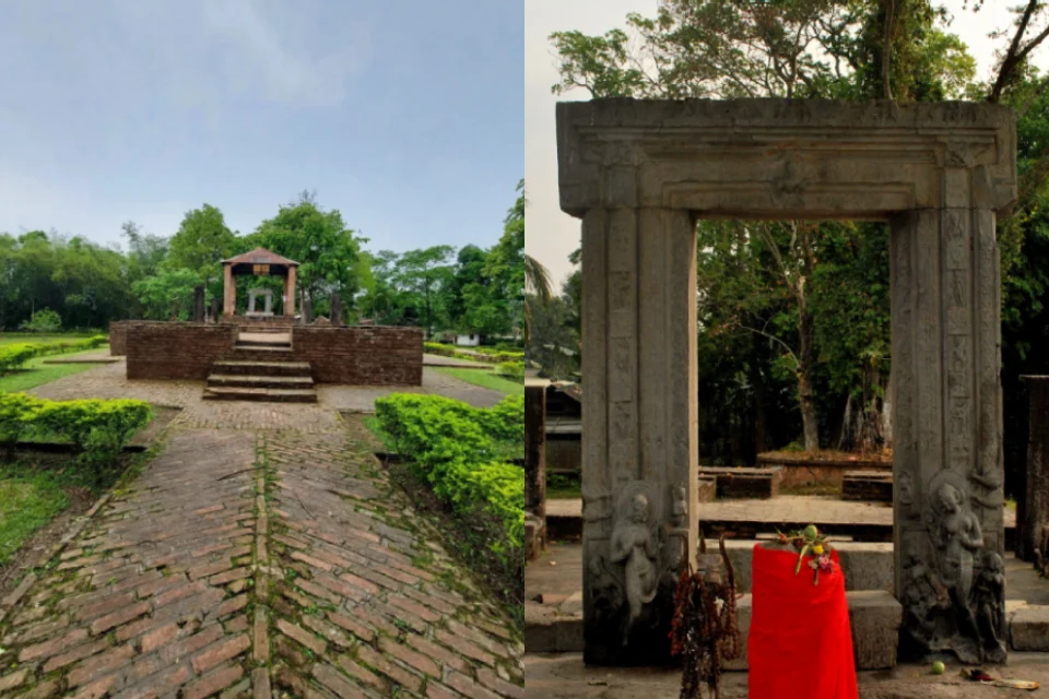 Da Parbatia Temple Premise and ancient ruins